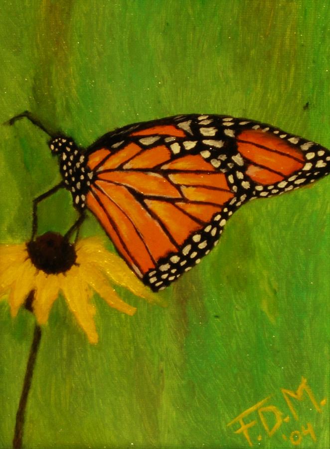 Butterfly Painting - Monarch  by Frank Middleton