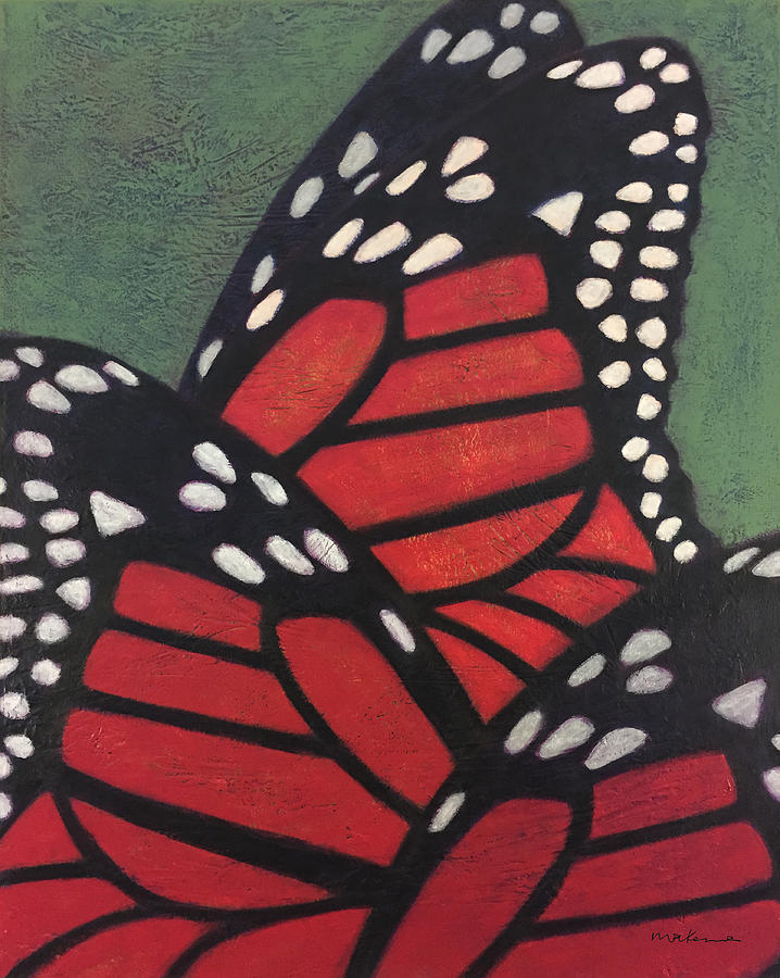 Monarch Migration Painting by Carrie MaKenna