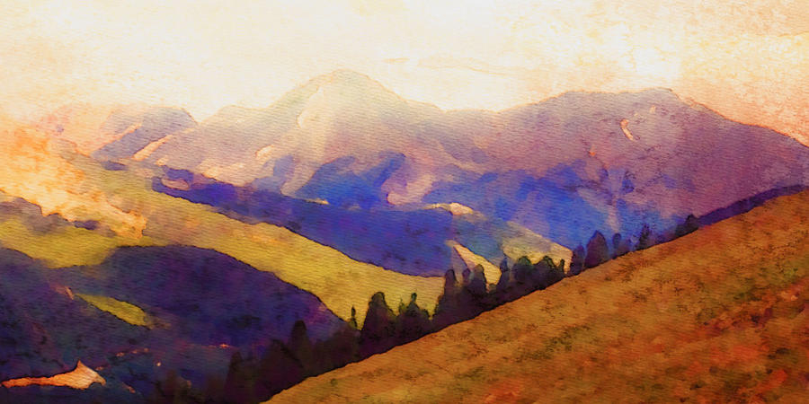 Monarch Pass Colorado Painting by Teri Atkins Brown