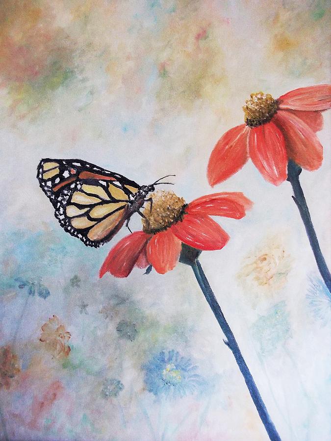 Butterfly Painting - Monarch by Rhonda Lee