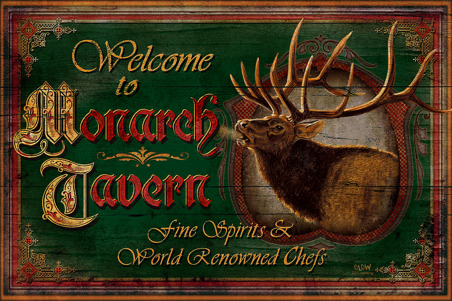 Monarch Tavern Painting by JQ Licensing