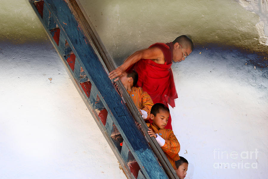 Monastery in Bhutan Digital Art by Angelika Drake