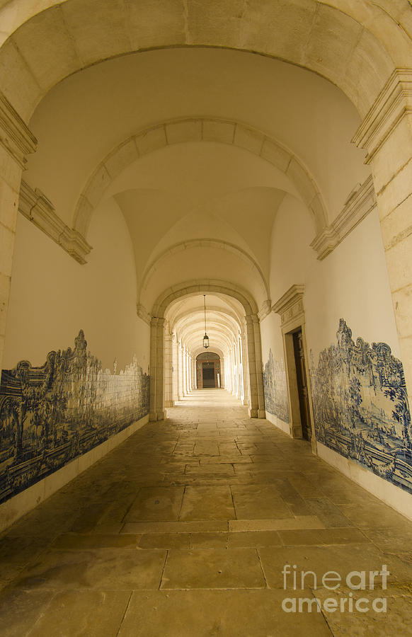 Monastery of St. Vincent Cloister Corridor Photograph by Deborah Smolinske