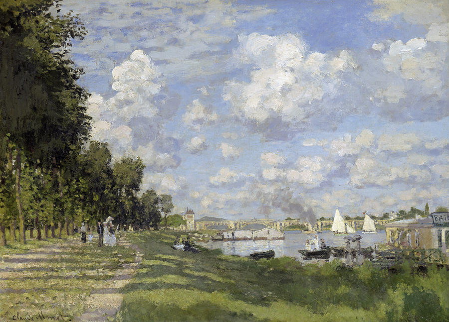 Monet Bassin Dargenteuil Painting by Granger