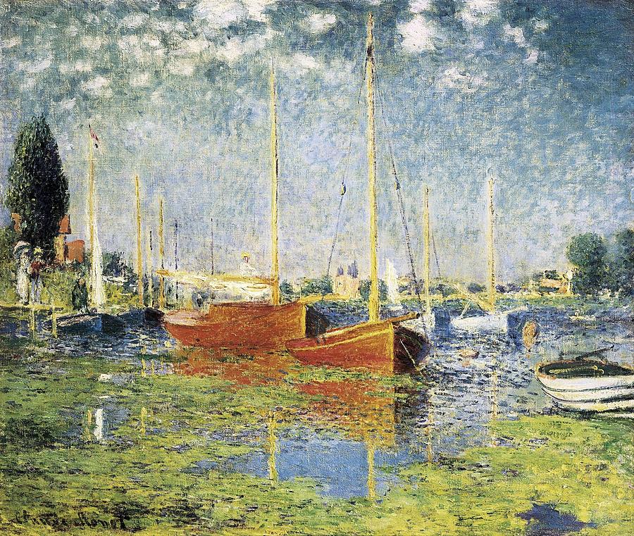 Monet, Claude 1840-1926. Argenteuil Photograph by Everett