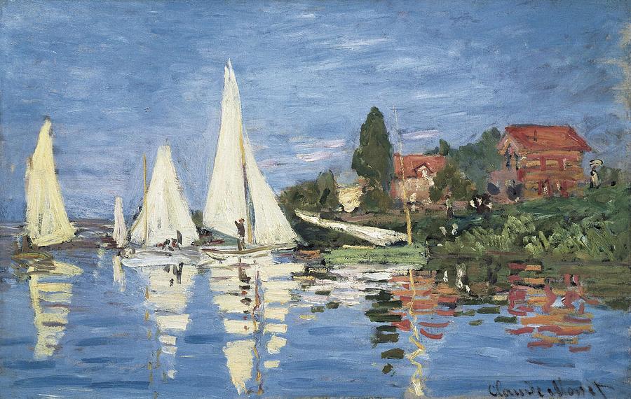 Monet, Claude 1840-1926. Regatta Photograph by Everett