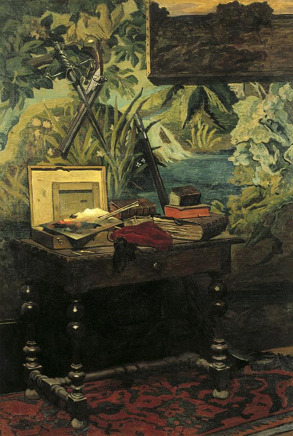 Monet, Claude 1840-1926. Studio Corner Photograph by Everett