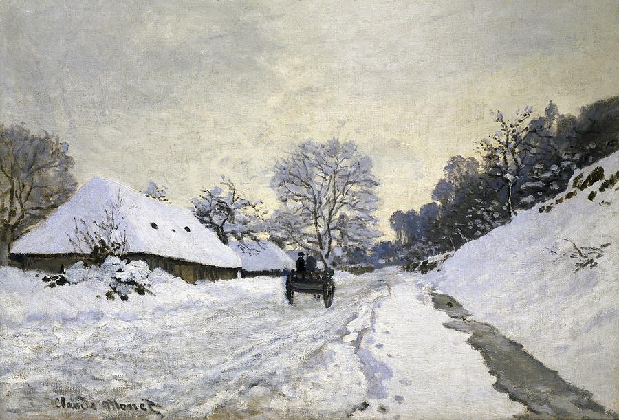Monet, Claude 1840-1926. The Cart, Or Photograph by Everett