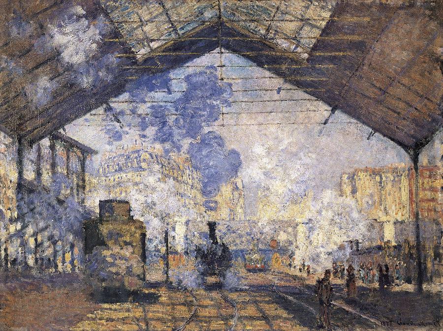 Claude Monet Photograph - Monet, Claude 1840-1926. The Gare St by Everett