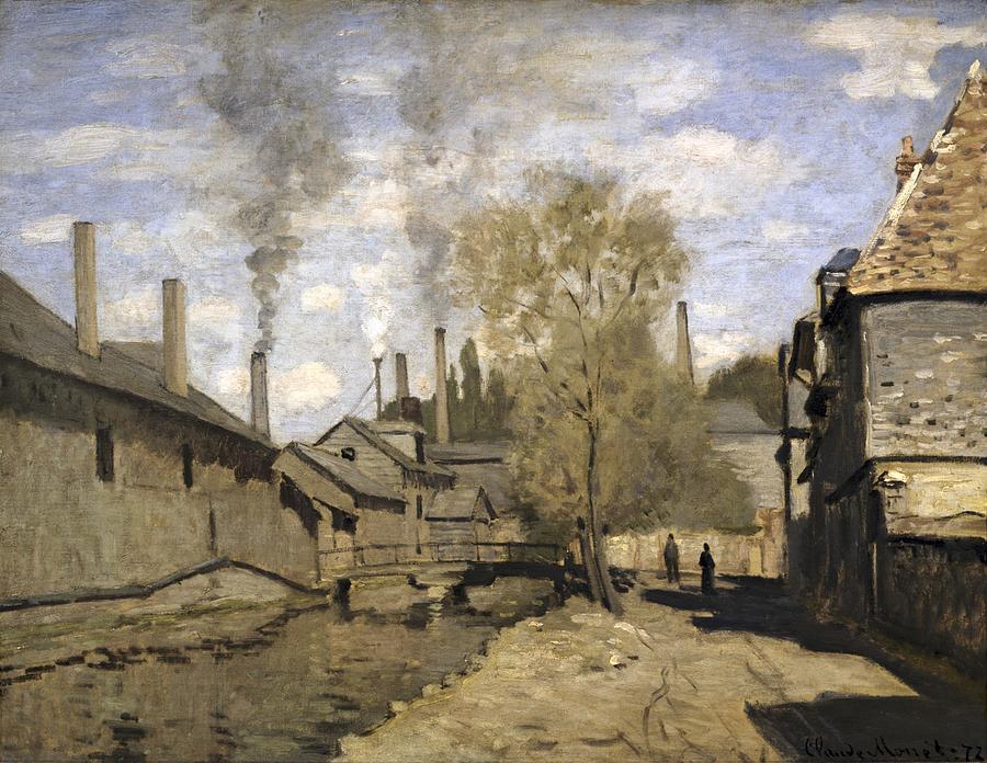 Monet, Claude 1840-1926. The Stream Photograph by Everett