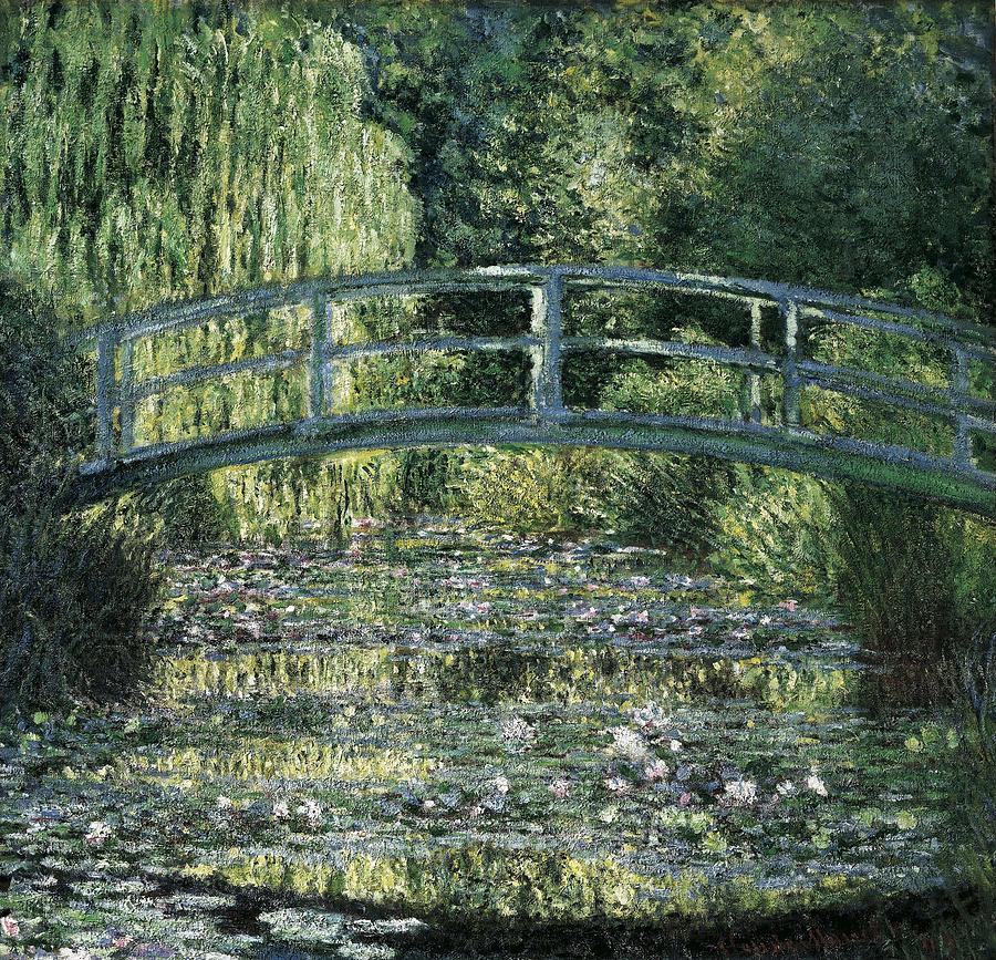 Monet, Claude 1840-1926. The Waterlily Photograph by Everett