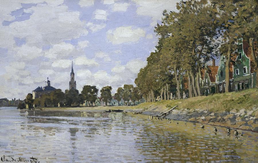 Monet, Claude 1840-1926. Zaandam. 1871 Photograph by Everett