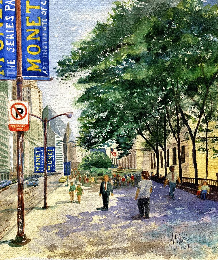 Monet In Chicago Painting by Marilyn Smith