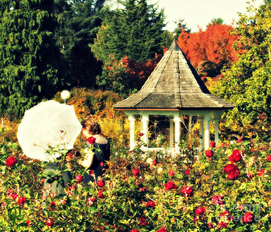 Monet Inspired Ladies in the Garden Photograph by Mindy Bench