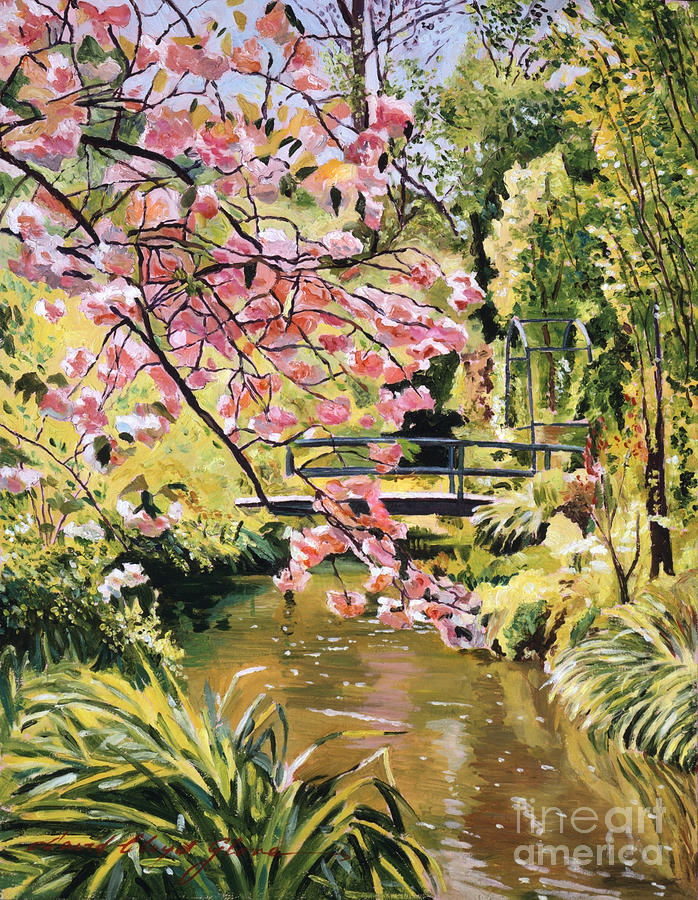Monet Spring Painting by David Lloyd Glover