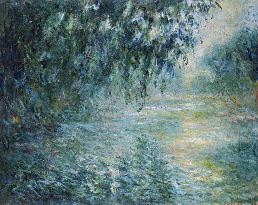 Monet The Seine, 1898 Painting by Granger