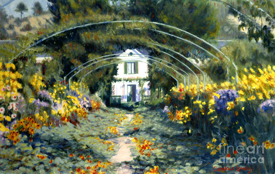 Monets Giverny Painting by Candace Lovely