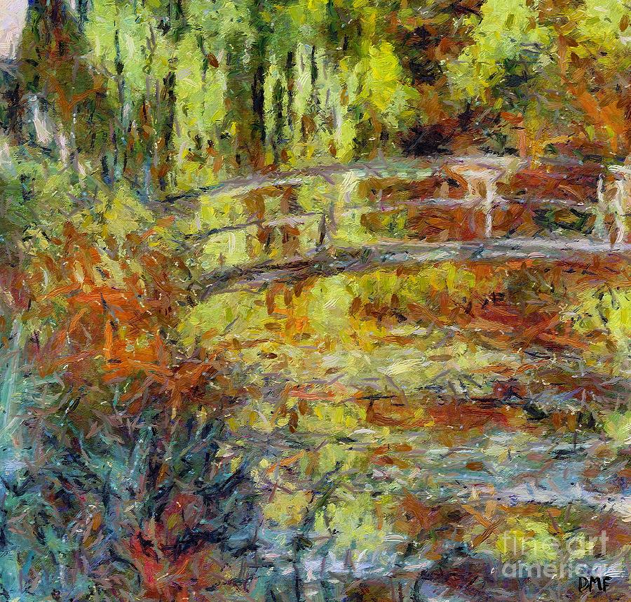Claude Monet Painting - Monets Japanese Bridge by Dragica  Micki Fortuna