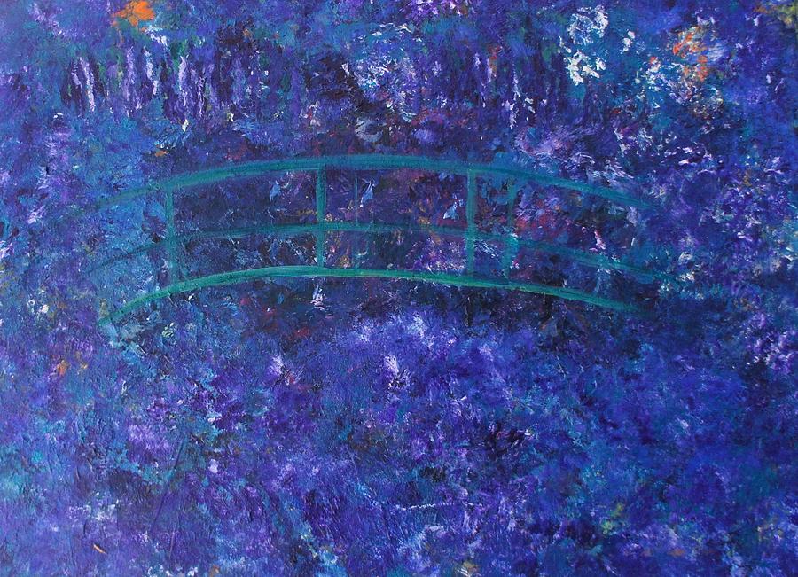 Bridge Painting - Monets Place by Kristine Bogdanovich