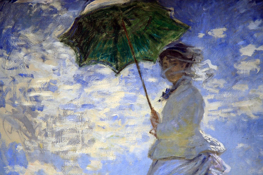 Monet's Woman With A Parasol Up Close Photograph by Cora Wandel - Pixels