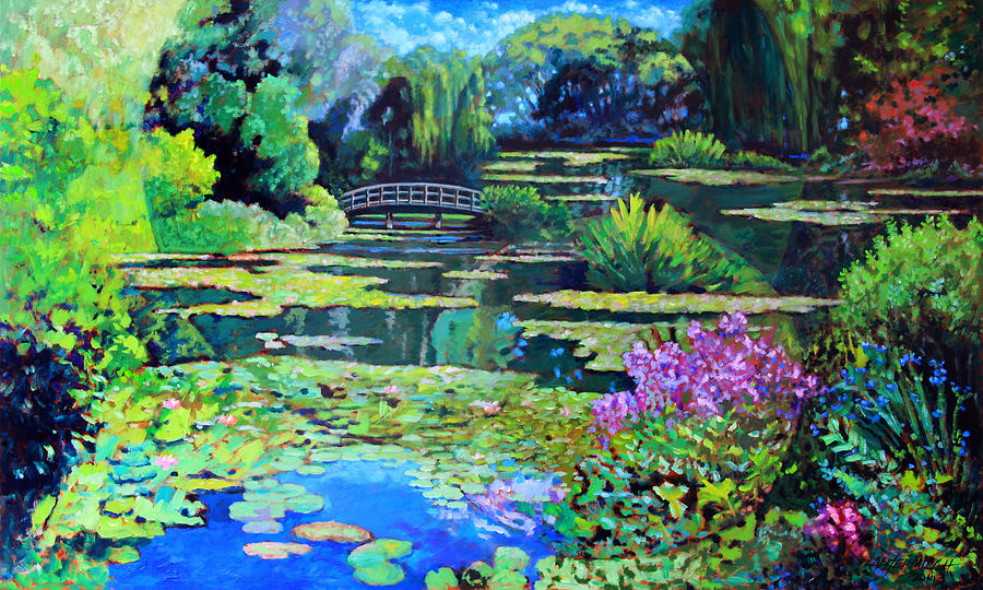Monets World Painting by John Lautermilch