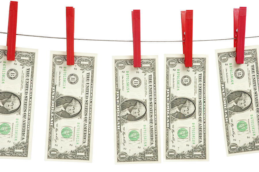 George Washington Photograph - Money Laundering by Chevy Fleet