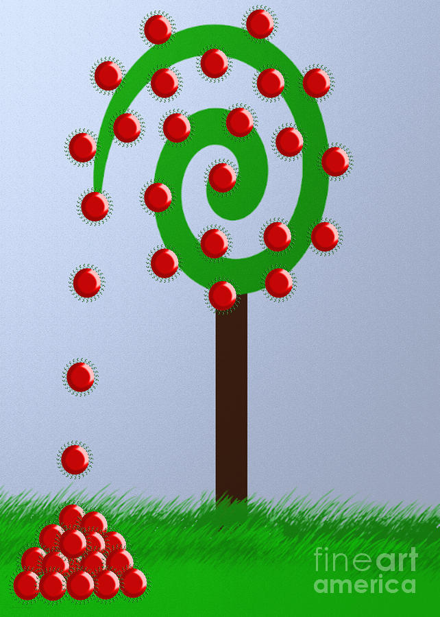 Money Tree Digital Art by Andee Design