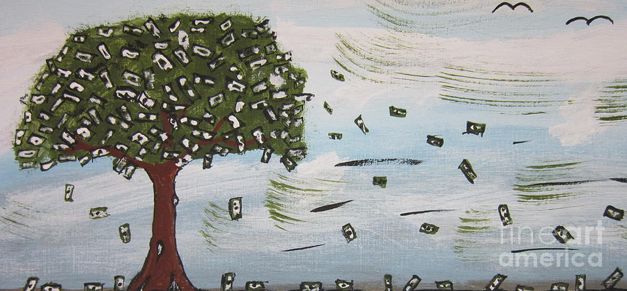  The Money Tree Painting by Jeffrey Koss