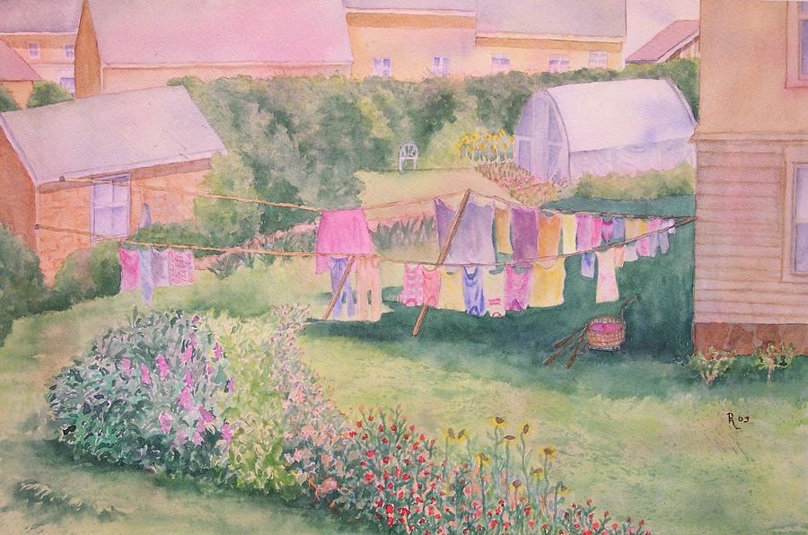 Summer Painting - Monhegan Monday by Rhonda Leonard