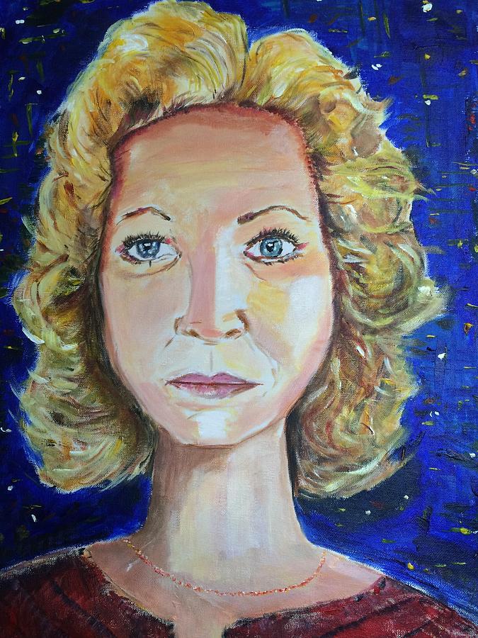 Monica Marilyn Siren  Painting by Belinda Low