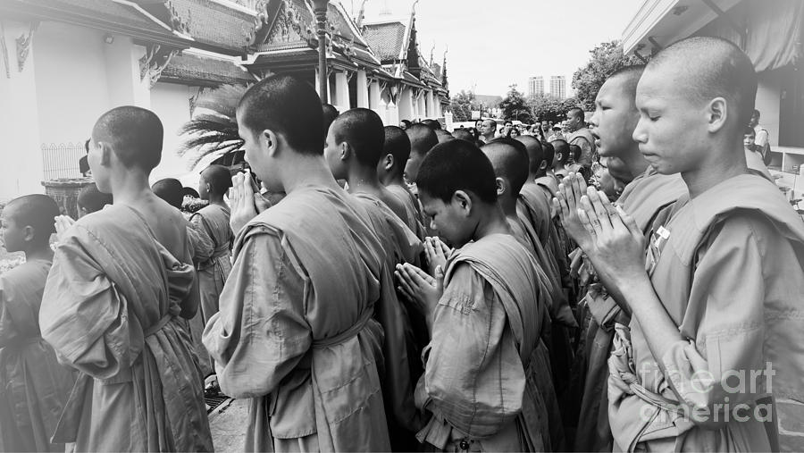 Monk Photograph by Arik S Mintorogo