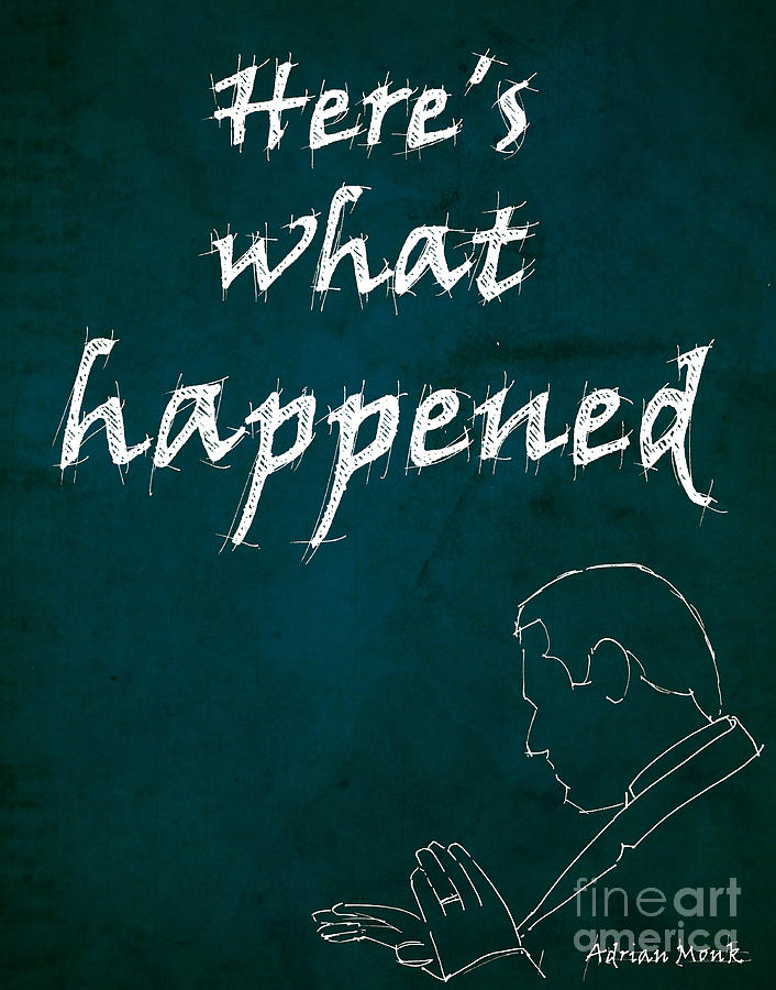 Monk Quote Here S What Happened Drawing By Drawspots Illustrations