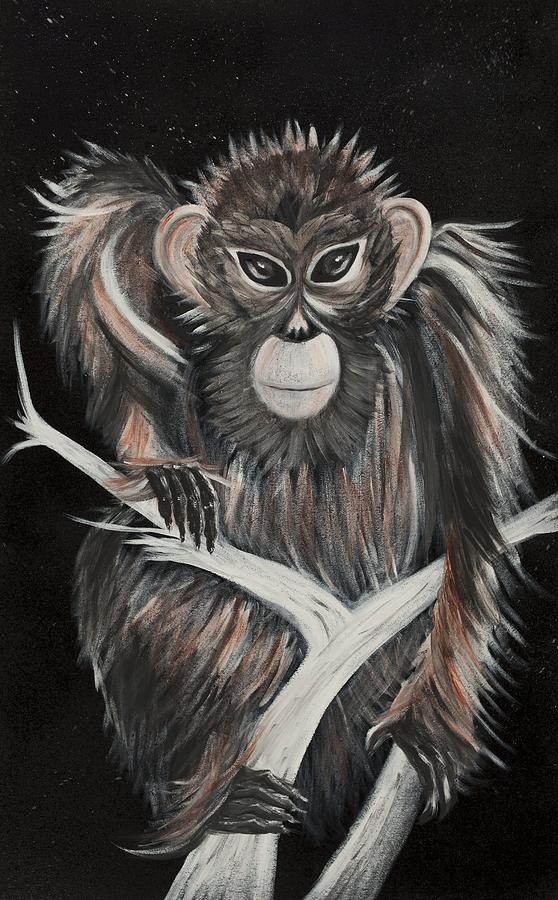 Monkey Business Painting By Linda Melchert Fine Art America