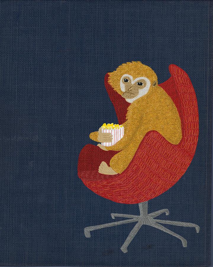 Monkey Chair Digital Art by Joey Elkins