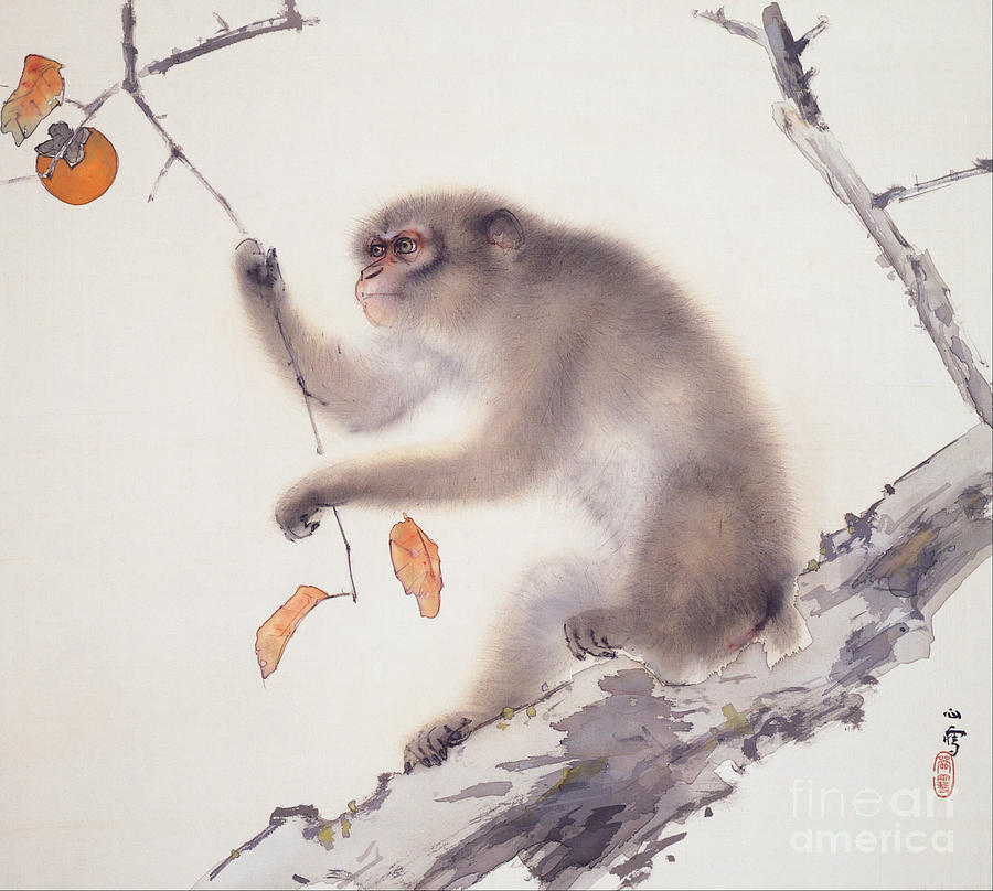 Monkey Painting by Thea Recuerdo