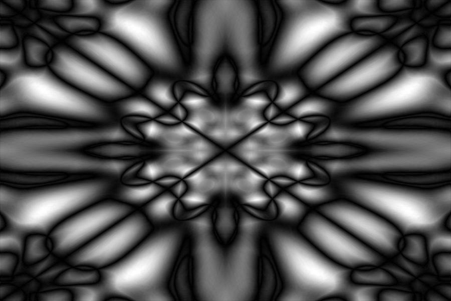 Mono blur 1 Digital Art by Steve Ball