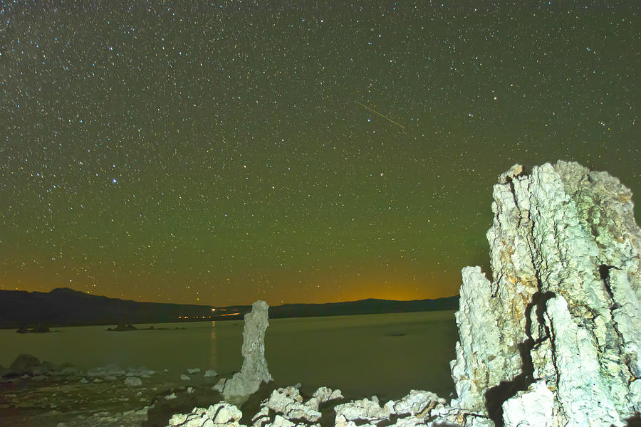 Mono Lake Night Sky  Photograph by Randall Branham