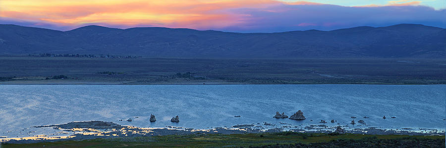 Mono Lake Panorama View At Evening Light Photograph by Viktor Savchenko