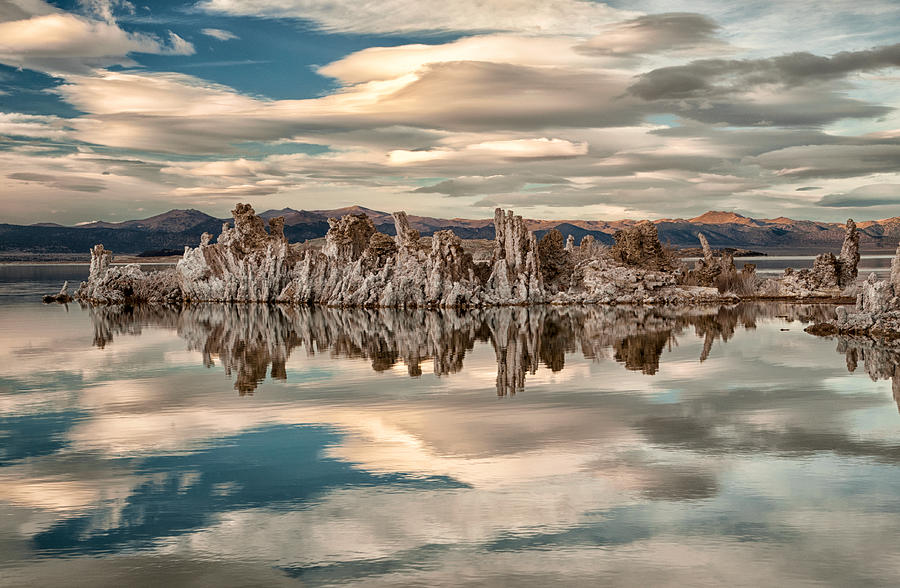 Mono Lake Reflections Photograph by Cat Connor