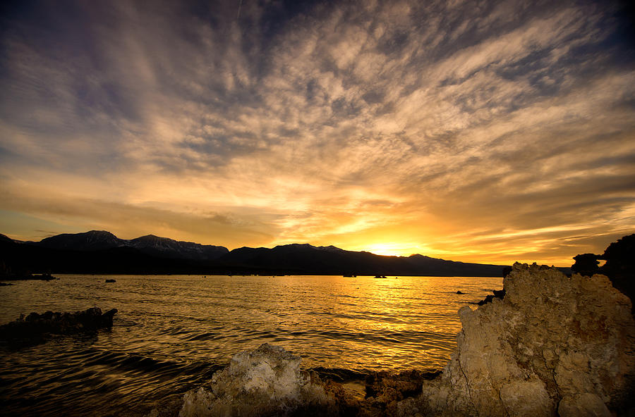 Mono Lake Sunset Photograph by Janis Knight