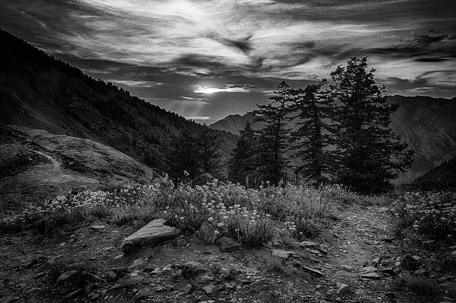 Black And White Photograph - Monochrome Overlook by Kevin Rowe
