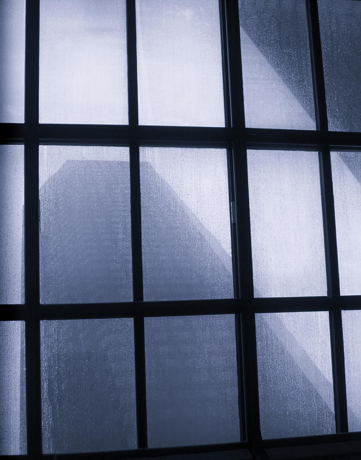 Monoliths Skylight In Rain II Photograph by Tony Grider