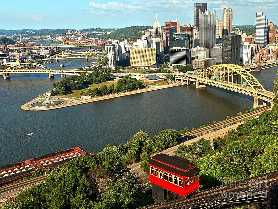 Duquesne Incline Car Photograph by Adam Jewell