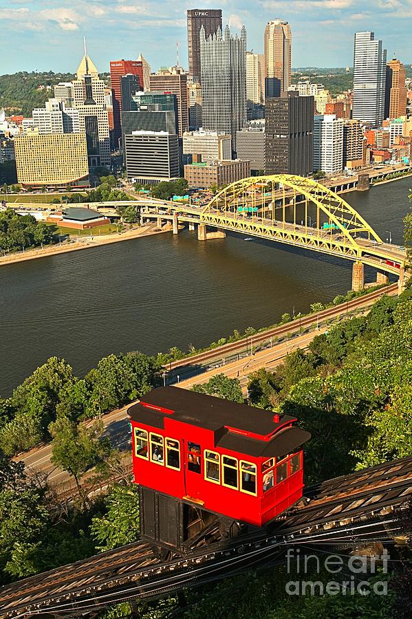 Duquesne Incline Portrait #1 Photograph by Adam Jewell