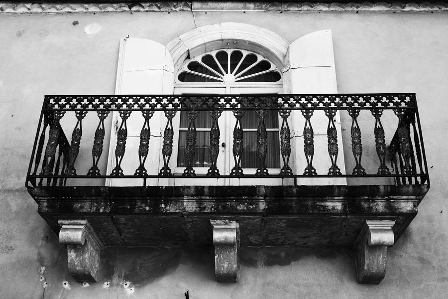 Monpazier Balcony Photograph by Georgia Clare