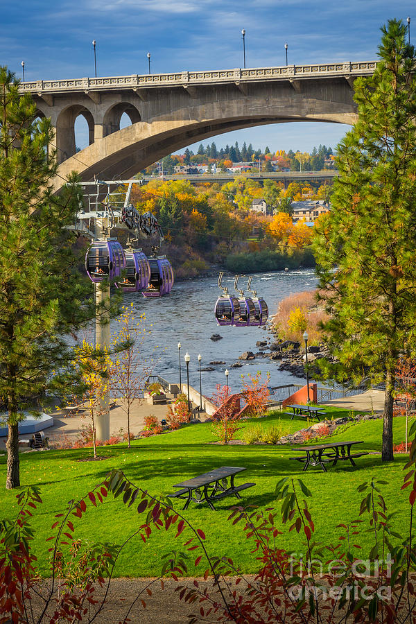 Spokane Photograph - Monroe Street Bridge by Inge Johnsson