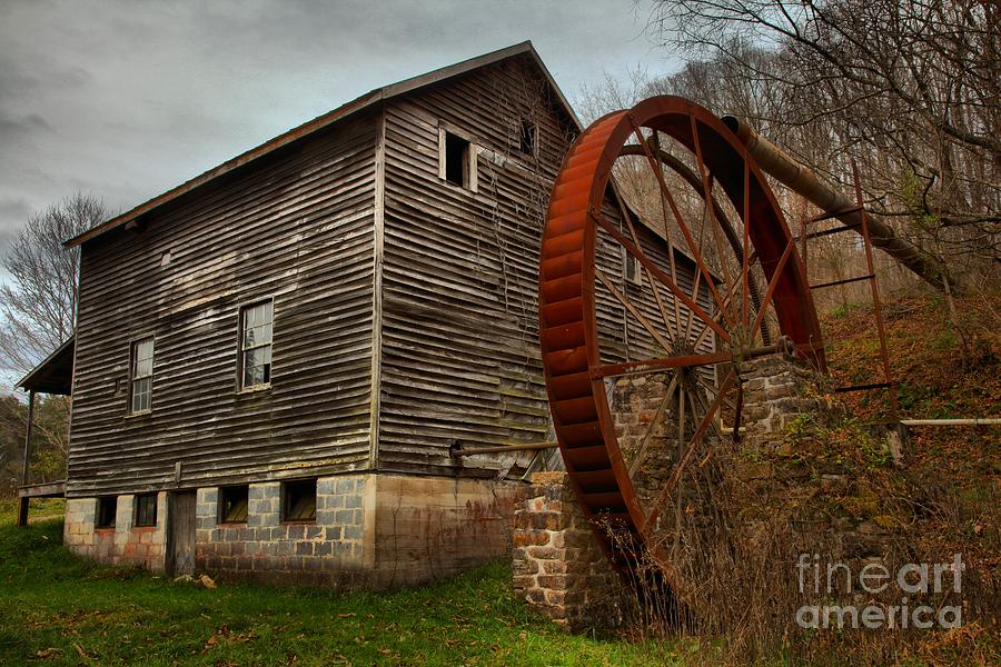 Monroe West Virginia Grist Mill Photograph by Adam Jewell