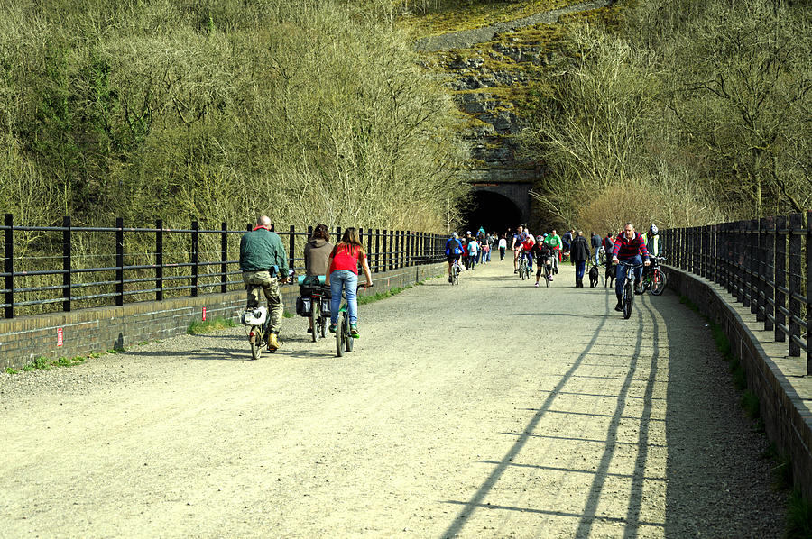 Monsal Trail Over the Headstone Viaduct Photograph by Rod Johnson