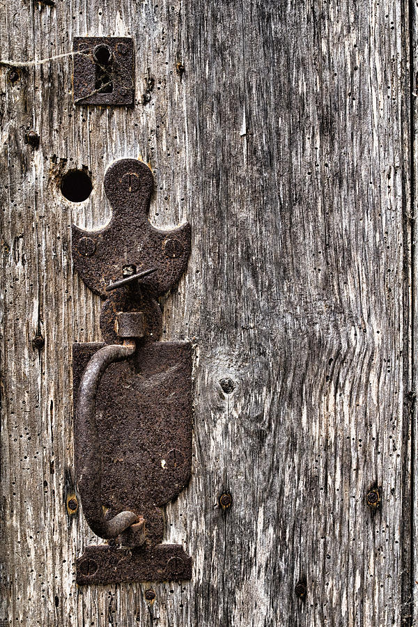Monsieur Door Lock Photograph by Georgia Clare