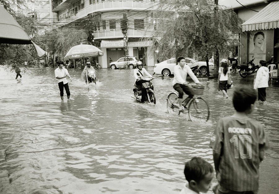 Monsoon Cambodia Photograph by Shaun Higson